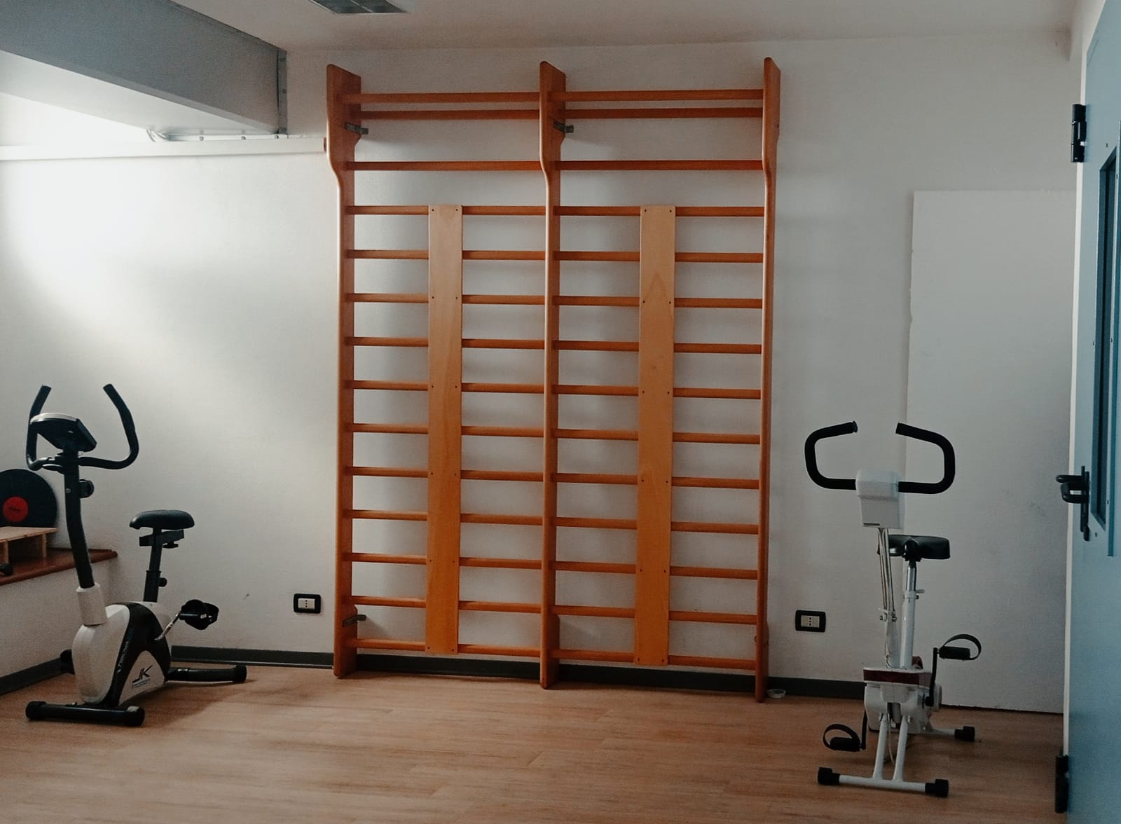 Palestra attrezzata per la fisioterapia e la ginnastica dolce alla RSA Le Palme